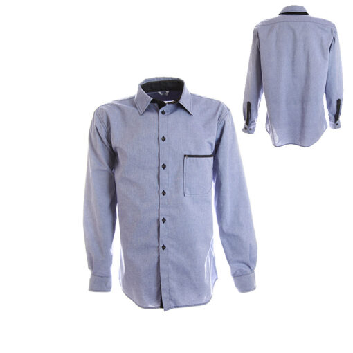 Overhemd Chambray lange mouw